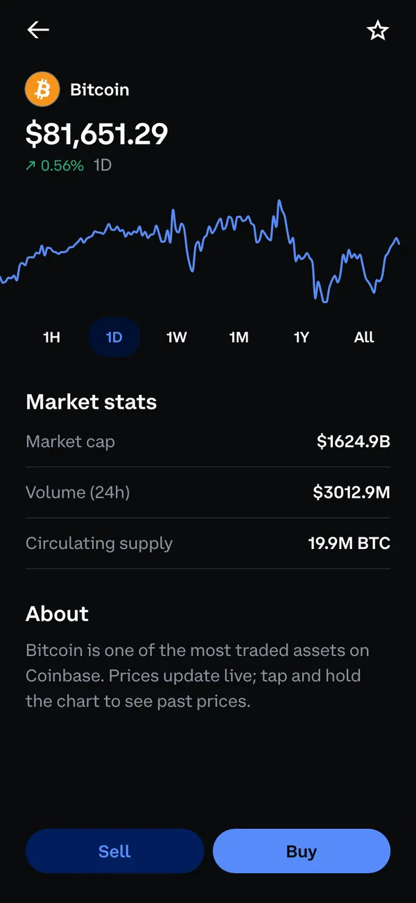 Coinbase screen 3